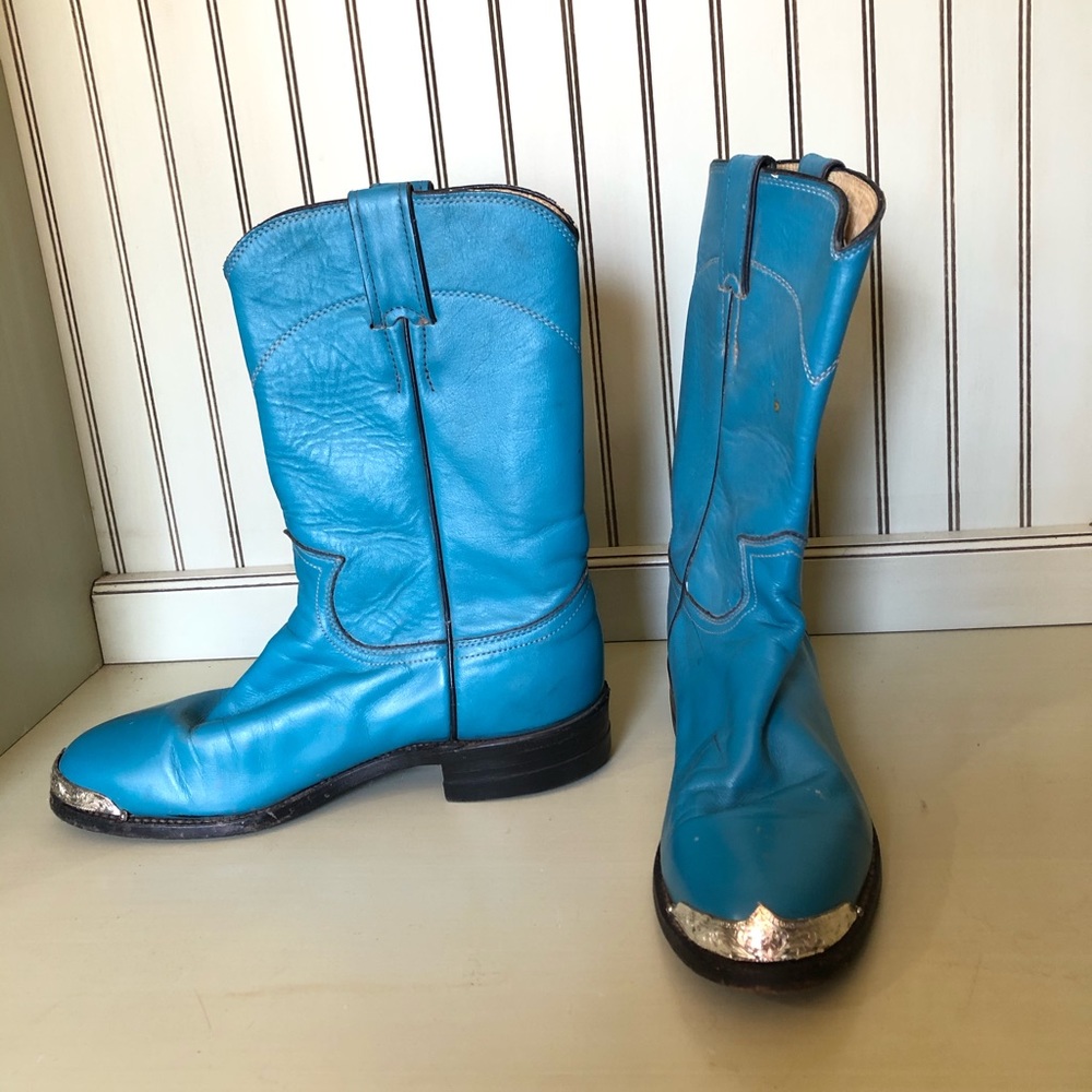 Vintage Justin’s Blue Boots